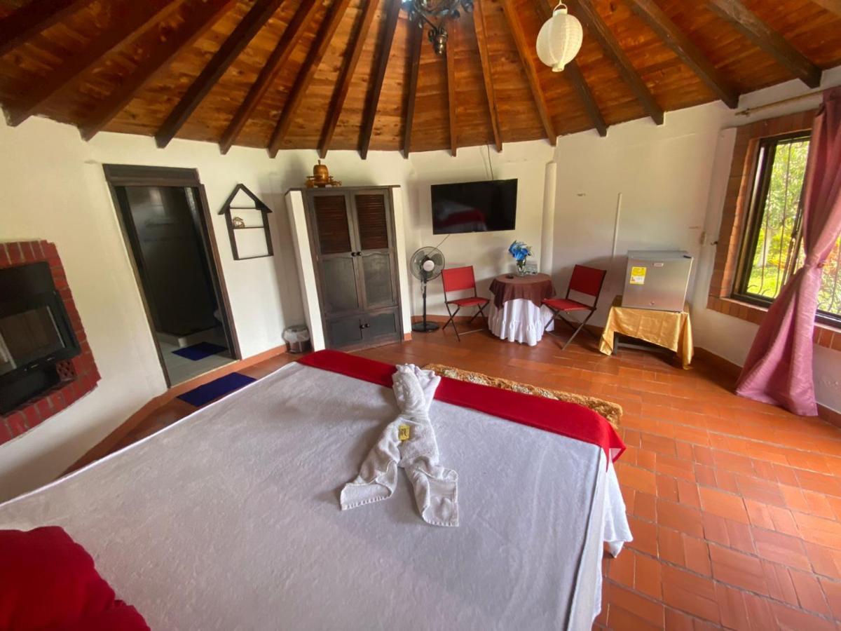 Hotel Campestre la Loma Curití Esterno foto