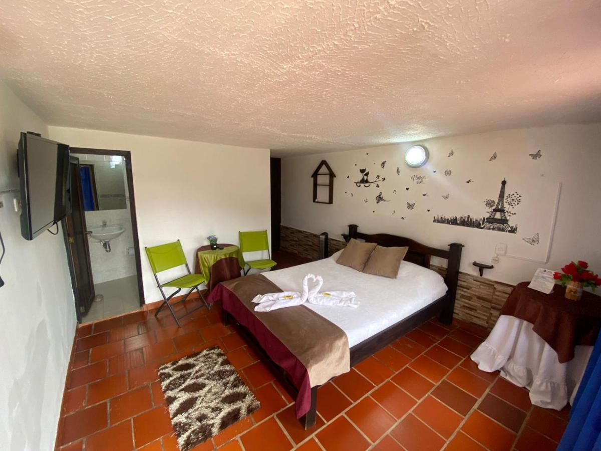 Hotel Campestre la Loma Curití Esterno foto