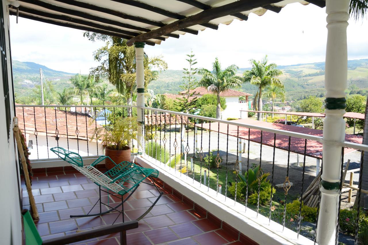 Hotel Campestre la Loma Curití Esterno foto